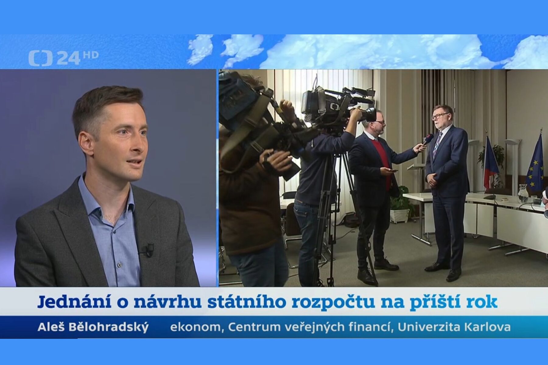 Aleš Bělohradský na ČT24